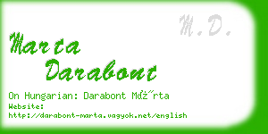 marta darabont business card